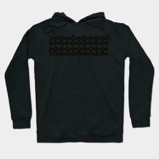 Black and white pattern abstract modern Hoodie